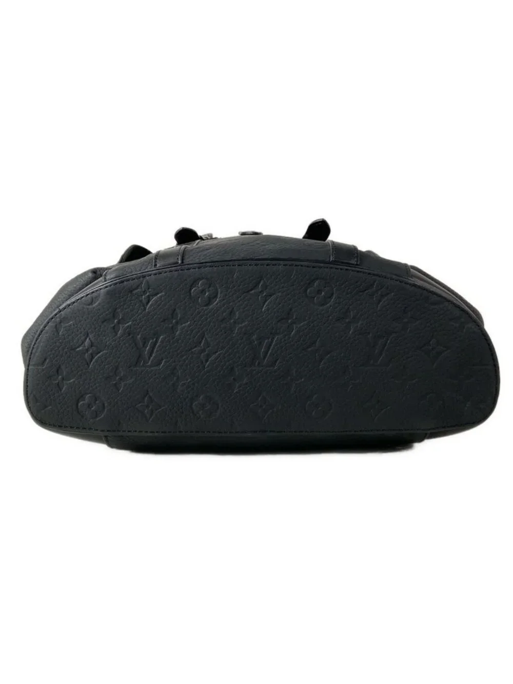 Louis Vuitton Backpack Taurillon Monogram Christopher MM Noir Leather Cowhide